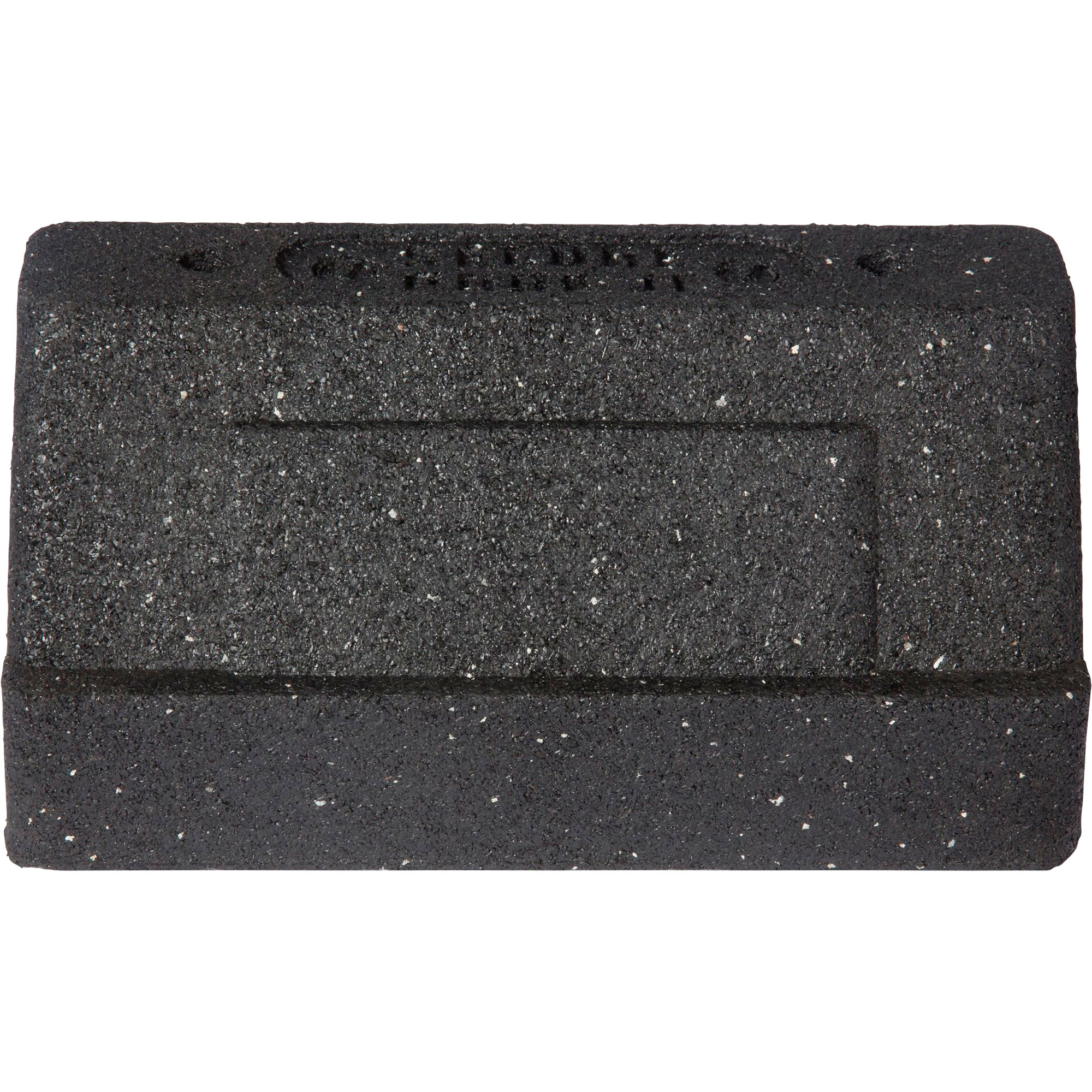 Technoflex Secure Parking Curbs - 10in.L, 2-Pk., Black, Recycled Tires, UV-Resistant